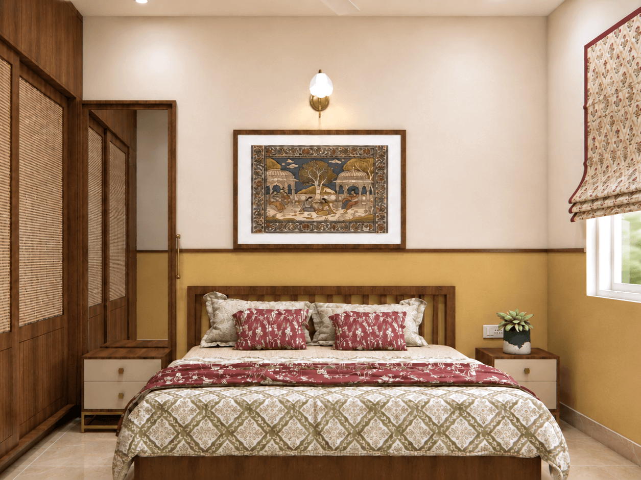 Minimal Indian Bedroom