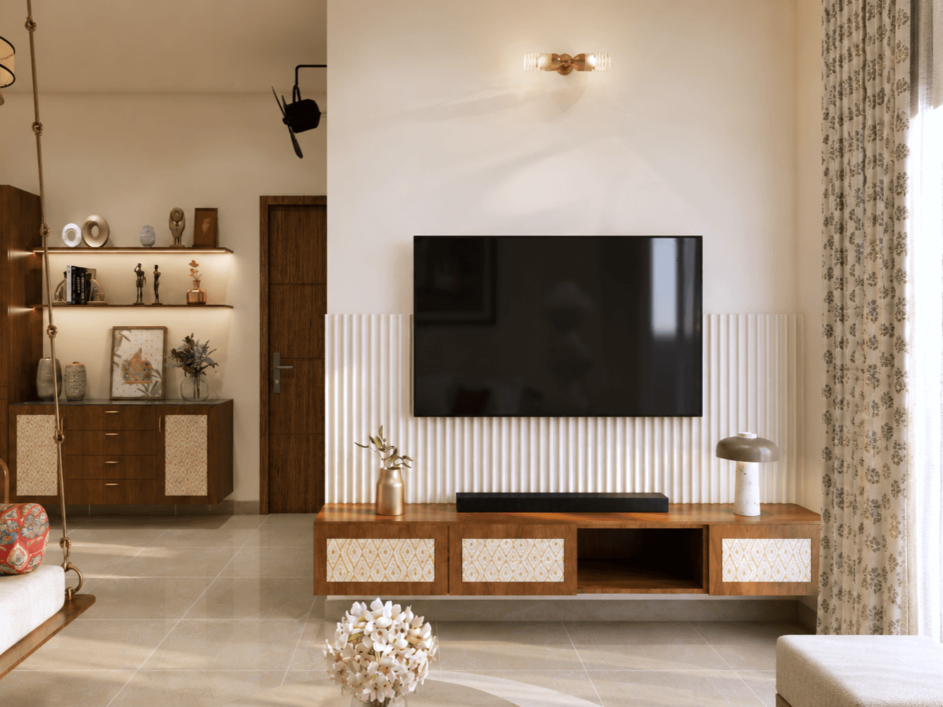Minimal Indian Living room
