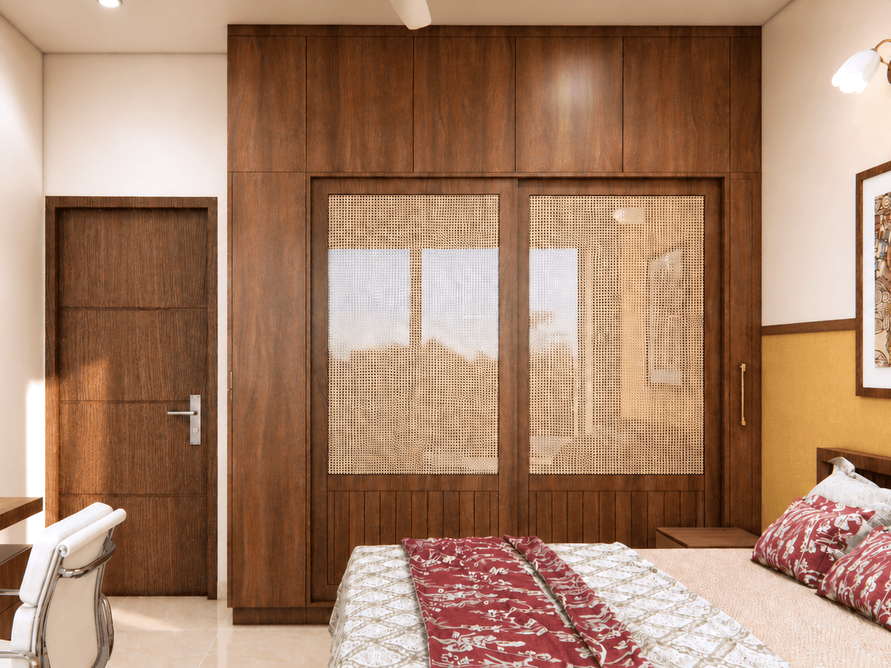 Minimal Indian Bedroom