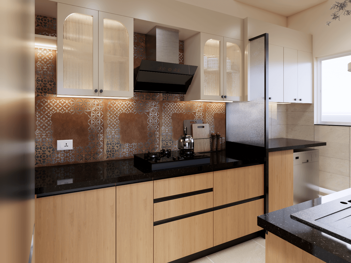 Minimal Indian kitchen