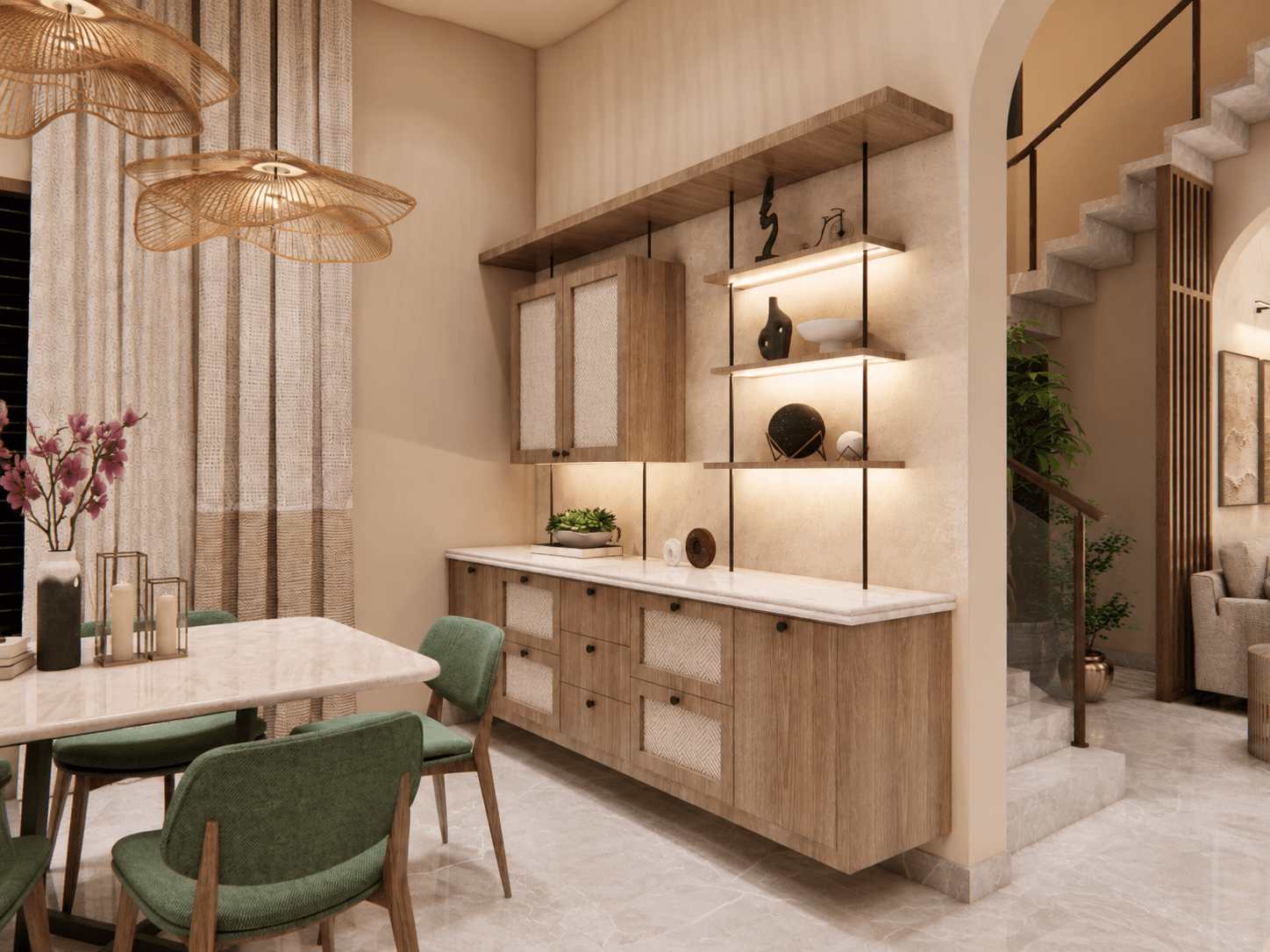 Modern Scandinavian - Dining area